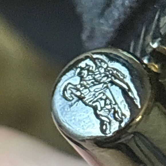 Burberry Knight Bag Purse Satchel signature nova house check XL leather/canvas - Picture 13 of 15